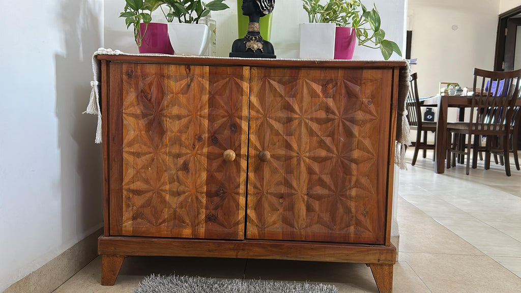 Sheesham Wood Shoe Rack