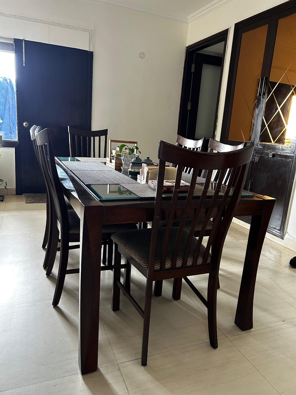 Solid Wood Dining Table (6 seater)