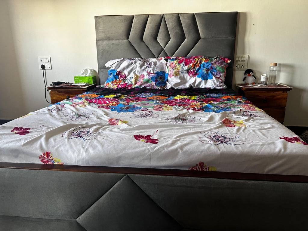 Sheesham wood queen bed