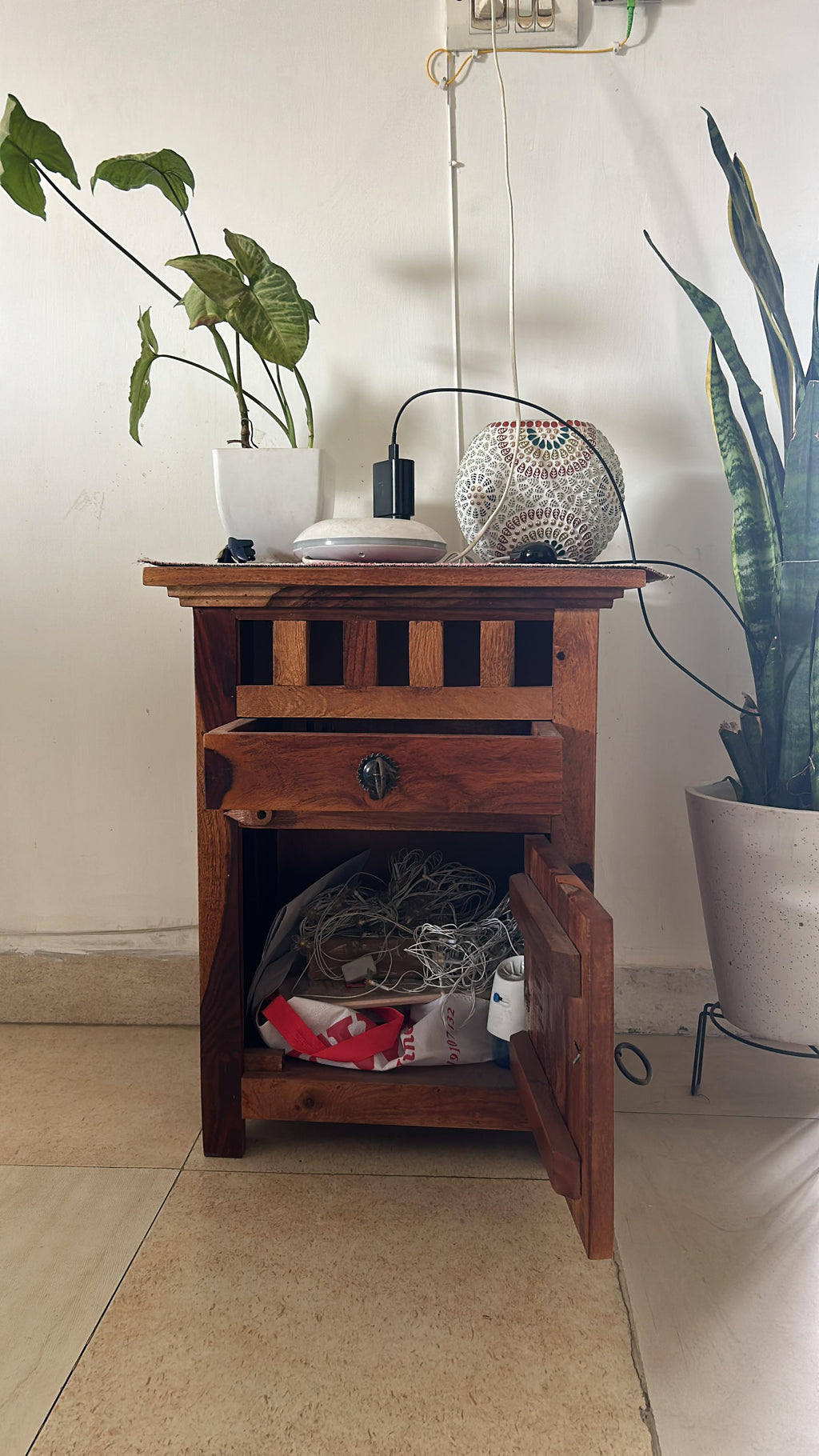 Solid Wood Side Tables (Set of 2)